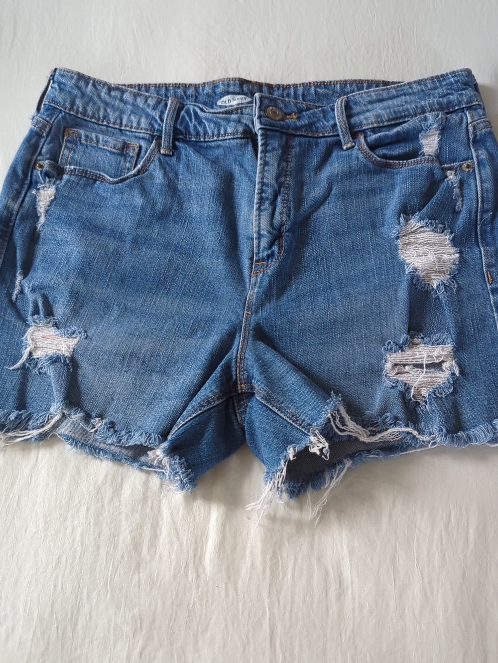 Women's Distressed Blue Denim Shorts Bundle Old Navy (10) KanCan (9). - Picture 2 of 8